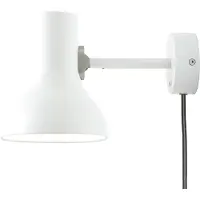 Anglepoise Type 75 Mini Applique Alpine White | With plug and cable and switch on cable
