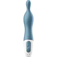 Satisfyer A-Mazing 1 - vibromasseur rechargeable pour le point A (bleu)