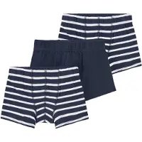 Name It Kids Sous-vêtements bleu marine / blanc