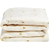 Yumeko - Housse de Couette/Edredon enfant - Satin De Coton - 100x135 - Blanche