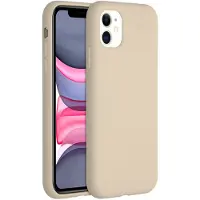 Accezz Coque Liquid Silicone Apple iPhone 11 - Stone