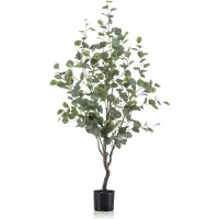 Emerald Arbre d'eucalyptus artificiel en pot 120 cm