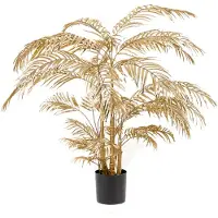 Emerald Palmier Areca artificiel 145 cm Doré