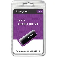 Integral - Clé USB - 32 Go - USB 3.0 - Noir