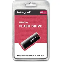 Integral Clé USB3.0 64GB (Memory Stick) Schwarz
