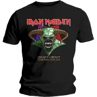 Iron Maiden T-Shirt Legacy Of The Beast Tour Homme Noir