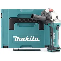 Makita DGA 452 ZJ Meuleuse d'angle sans fil 18 V 115 mm + Coffret Makpac - sans batterie, sans chargeur