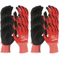Milwaukee 4932471614 - Gants Anti Coupure Niveau 1/A - Taille M - 12 Pcs