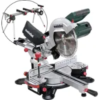 Metabo KGS 254 M - Scie À Onglet Radiale Sur Table (KSU 401) - 1800W - 254 X 30mm