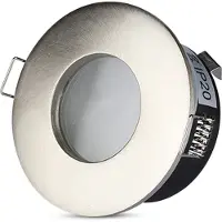 V-TAC Luminaire suspendu Hermetic IP54 GU10 Round fi84 Satin VT-787