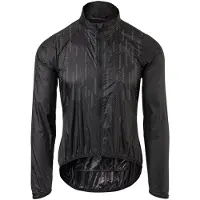 Agu Veste de Cyclisme AGU Men Windjack II Essential Hi-Vis Black Reflective-L