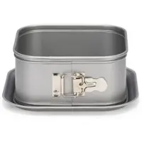Patisse Moule à charnière rectangulaire 16cm, Moule à gâteau, Argent