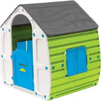 Paradiso Maison de jeu été 102 x 90 cm vert/gris/bleu