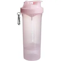 Smartshake Slim shaker de sport + pot de conservation teinte/couleur Cotton Pink 500 ml