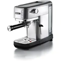 Ariete Machine à café 1380 avec écran numérique et moulin à café intégré Gris
