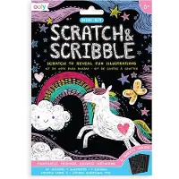 Ooly Mini Scratch & Scribble : Les amis - Ballons colorés