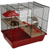 Flamingo Enzo 41.5x28.5x38cm Rodents Cage Rouge