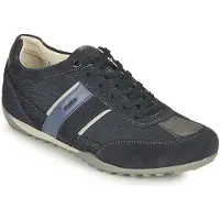 Geox Baskets basses 'Wells' bleu marine / bleu-gris / blanc