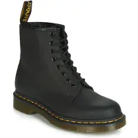 Dr. Martens Boots 1460 BLACK GREASY femmes - Noir - 47