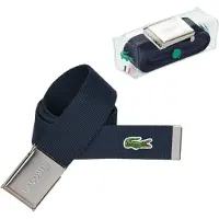 Lacoste Ceinture bleu nuit
