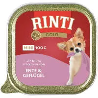 Rinti Offre découverte Gold Mini 24 x 100 g pour chien - cerf, bœuf