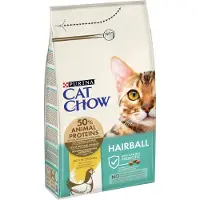 Purina Cat Chow Special Care Hairball Control - Croquettes pour chat pour favoriser l'élimination des boules de poils - 15 kg