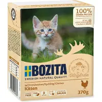 Bozita Kitten morceaux de poulet en sauce pâtée pour chaton