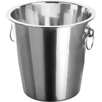 HorecaTraders Refroidisseur à vin | acier inoxydable | 0,6 kg | Ø20 x 21 cm