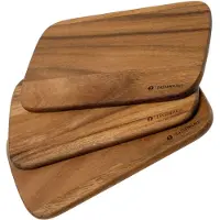 Zassenhaus planche à découper / planche de service en bois d'acacia 3 pièces 22x15x1 cm