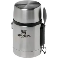 Stanley Stainless Steel Adventure 530ml Thermal Bottle Argenté