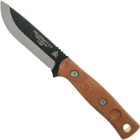 Tops knives TOPS Fieldcraft 3.5 Mini BROS 90 Degree Spine, Firesteel, Brown Micarta MBROS-01-SF couteau de bushcraft