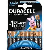 Duracell Ultra Power Piles AAA alcalines 8 pièces