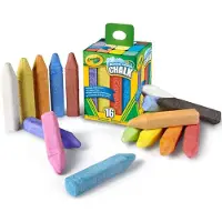 Crayola Craie de trottoir lavable 16CT