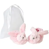 Happy horse Chaussons Bébé Lapin Richie rose - Peluche Chaussons Cadeau