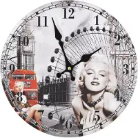 vidaXL Horloge murale vintage 30 cm