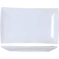 Cosy & Trendy Assiette plate Avantgarde 31,6 x 18,7 cm blanc