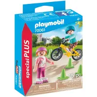 Playmobil Kids avec patins et BMX, 70061