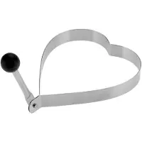 Westmark Lot de 2 moules à aliments Coeur, Moule à gâteau, Argent