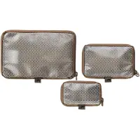 Tasmanian Tiger Mesh Pouch VL Set 7222-346, marron, set de 3 compartiments