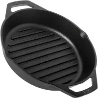 Lodge poêle à frire/gril avec deux poignées L8GPL, diamètre environ 26 cm