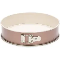 Patisse Ceramic Springform Pan, Moule à gâteau, Cuivre, Beige, Multicolore