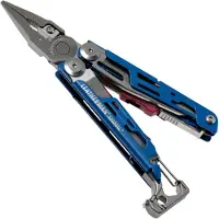 Leatherman Multitool Signal Cobalt 19 pièces avec fourreau-Bleu