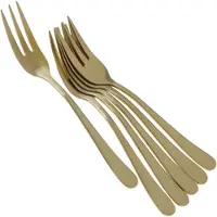 Amefa Austin 1410, 1410AVTR06AN6 fourchettes à dessert couleur champagne, 6 pièce