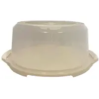 Keeeper Plateau plat pour le gateau blanc en plastique de la rode forme 1046810000000