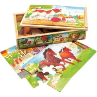 DOBENO Puzzle Animaux, 48 pièces (48 pièces)