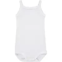 Petit Bateau Bodies MAEL filles - Blanc - 6 mois