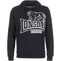 Lonsdale Pull-over 'Tadley' noir / blanc
