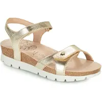 Panama jack Sulia Shine Sandalen Plat - Goudkleur - Maat 38