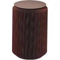 Broste Copenhagen Table d'appoint Pam marron - Ø40XH60CM
