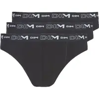 Dim Slips COTON STRETCH X3 hommes - Noir - T6